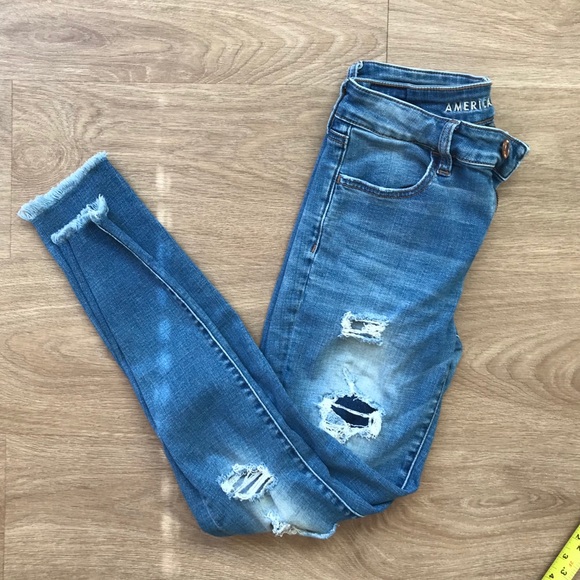 American Eagle Outfitters Denim - American Eagle High rise super stretch jegging